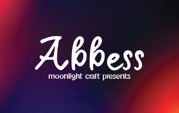 Abbess Font: Elegant Script for Business