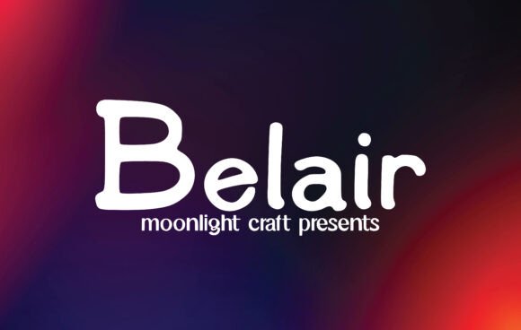 Belair Font: Handwritten Elegance for Crafters