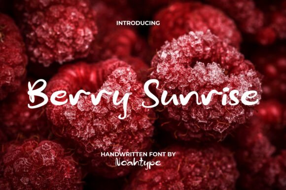Berry Sunrise Font for Creative Campaigns