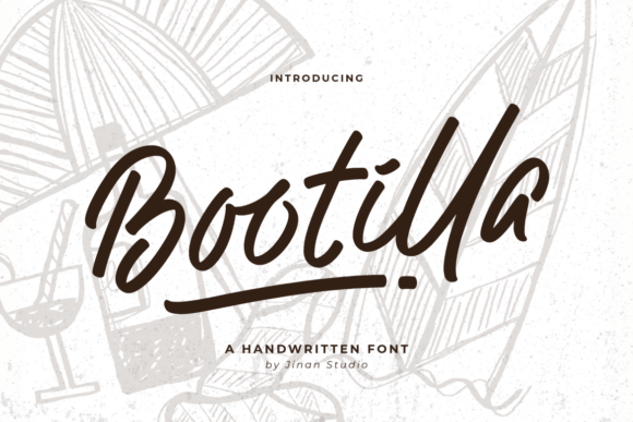 Bootilla Font: Modern Handwritten Style