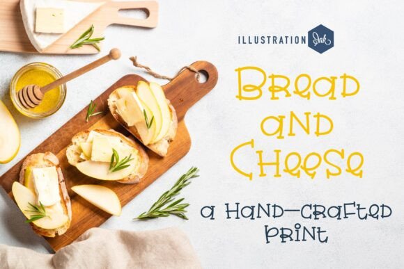 Bread and Cheese Font for Business