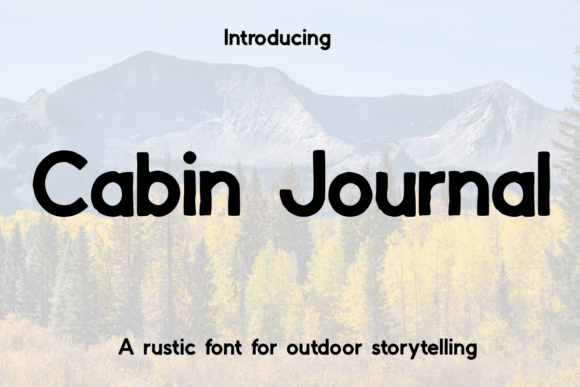 Cabin Journal Font for Business