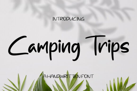 Camping Trips Font for Creative Marketing