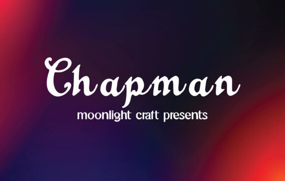 Chapman Font: Elegant Handwritten Design