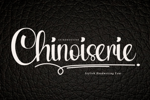 Chinoiserie: A Font That Speaks