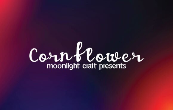 Cornflower: A Handwritten Font for Elegant Design