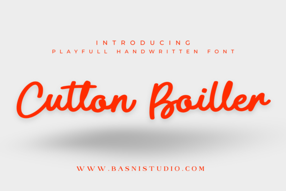 Cutton Boiller Font for Creative Design