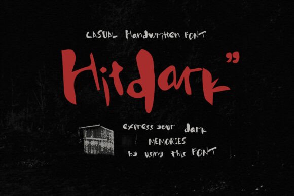 Hitdark: A Handwritten Font for Creative Campaigns