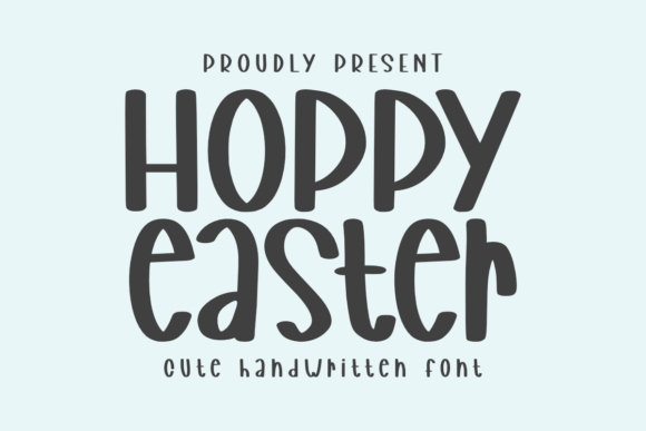 Hoppy Easter Font for Creative Campaigns