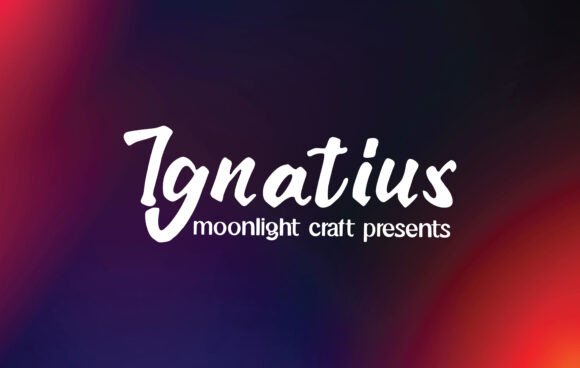 Ignatius: A Handwritten Font for Creative Expression