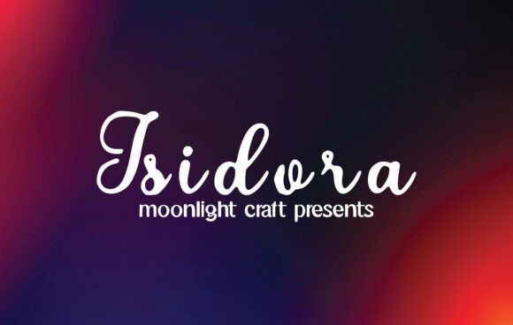 Isidora: A Beautiful Handwritten Font