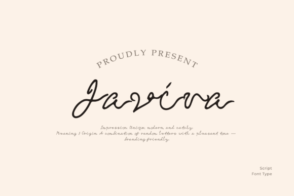 Javira: A Bold Handwritten Font for Web Design
