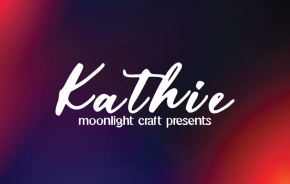 Kathie: A Handwritten Font for Web Design