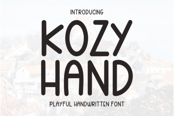 Kozy Hand: A Playful Script Font for Crafters