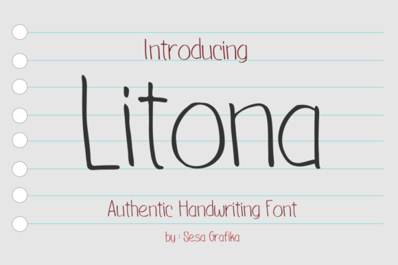 Litona: A Sweet Script Font