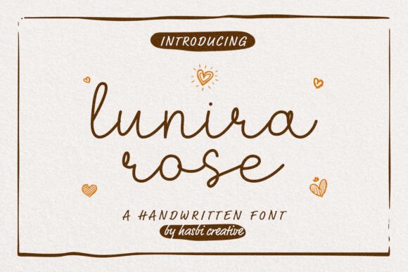 Lunira Rose: A Warm Font for Business Branding