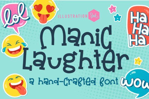 Manic Laughter: A Whimsical Font for Business Branding