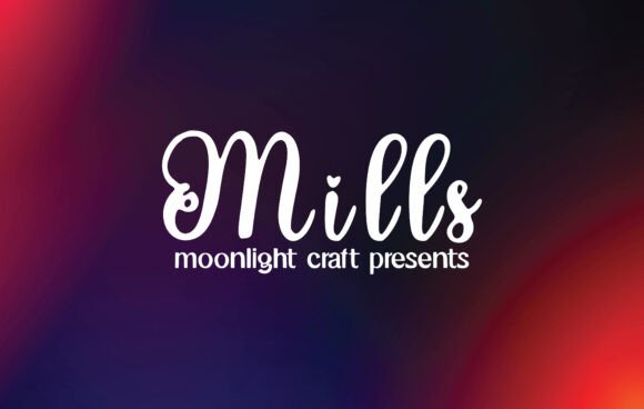 Mills: A Font for Creative Campaigns