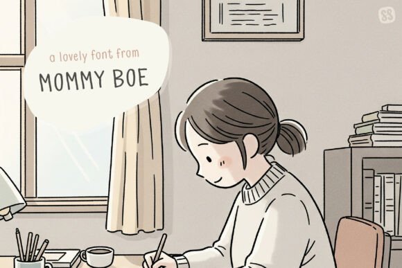 Mommy Boe: A Font for Warm Branding
