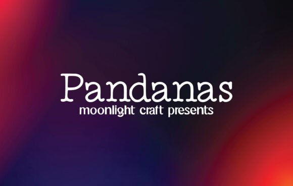 Pandanas: A Handwritten Font for Business