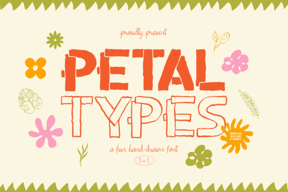 Petal Types: A Handwritten Font for Creative Web Design