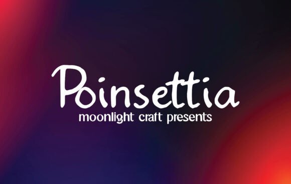 Poinsettia: A Beautiful Handwritten Font