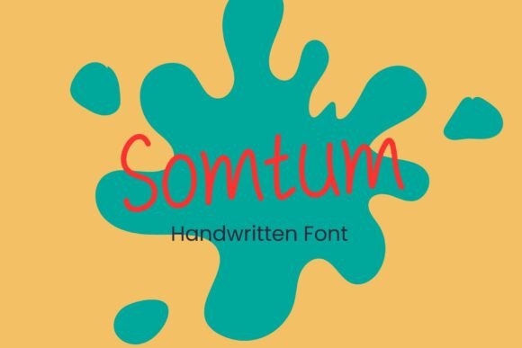Somtum: Handwritten Font for Web Design