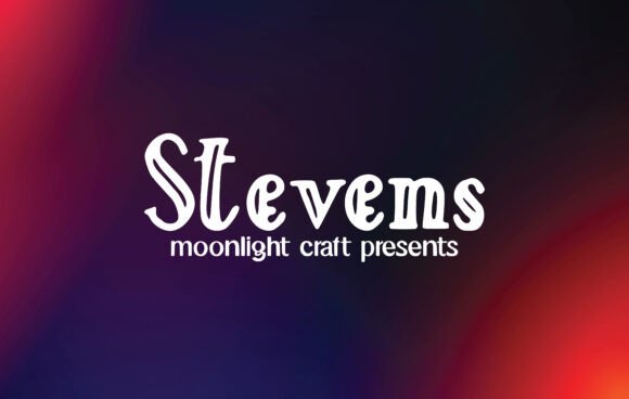Stevens Font: Elegant Handwritten Style for Business