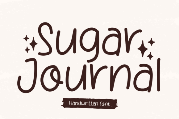 Sugar Journal: A Handwritten Font for Playful Branding