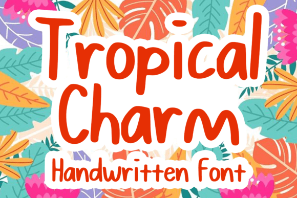 Tropical Charm Font: Playful Typography for Digital Campaigns